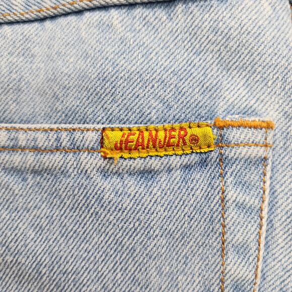 Vintage 90s Jordache JeanJer Jeans Skirt Womens 3/4 Blue Light Wash Pencil Denim - Picture 4 of 11